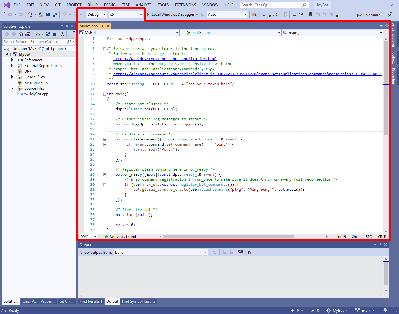 Installing from zip (Windows) - D++ - The lightweight C++ Discord API ...